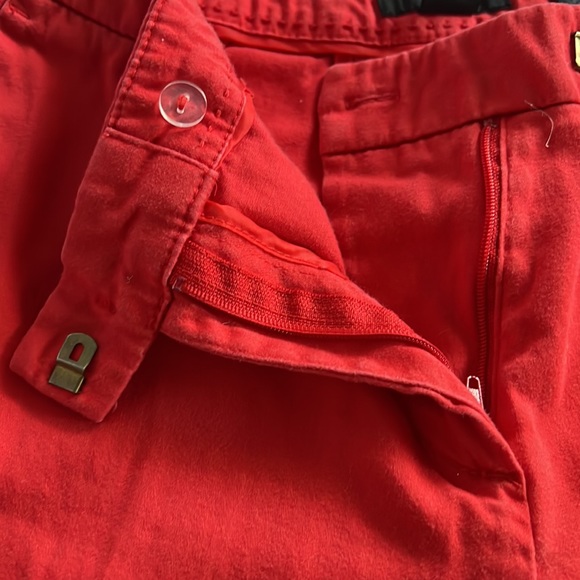 H&M Red work pants- straight leg cut - Picture 5 of 6